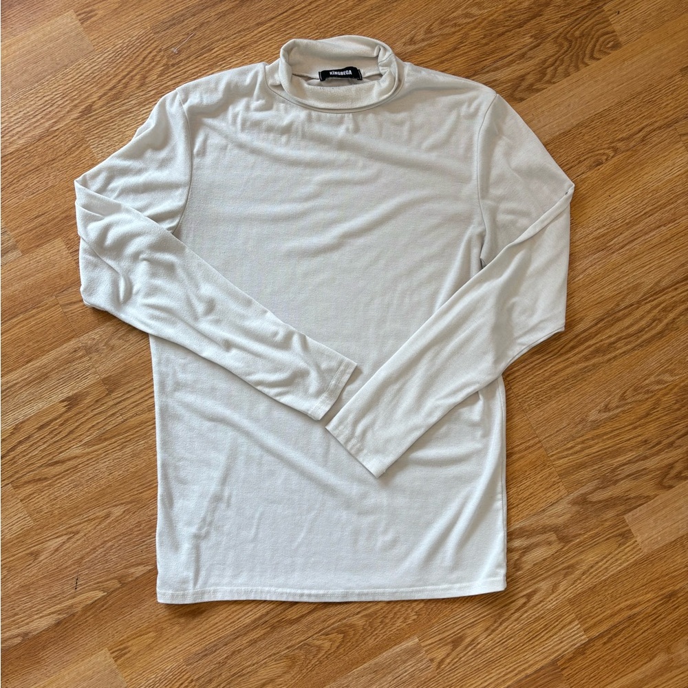 White Mockneck